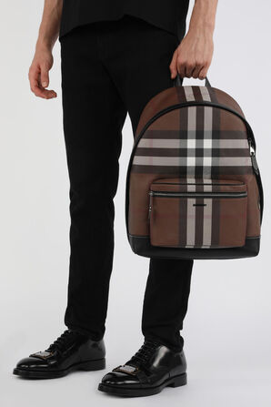 Check E-Canvas Backpack BURBERRY